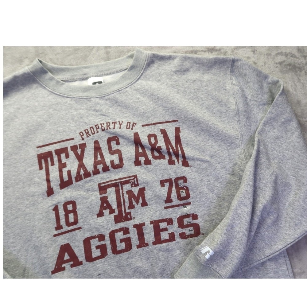Texas A&M University Aggies Crew Neck Sweatshirt Men's Size XL‎ New